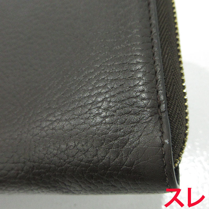 GUCCI | グッチ インターロッキングG ラウンドファスナー 長財布 449347 ブラウン【三重本店】