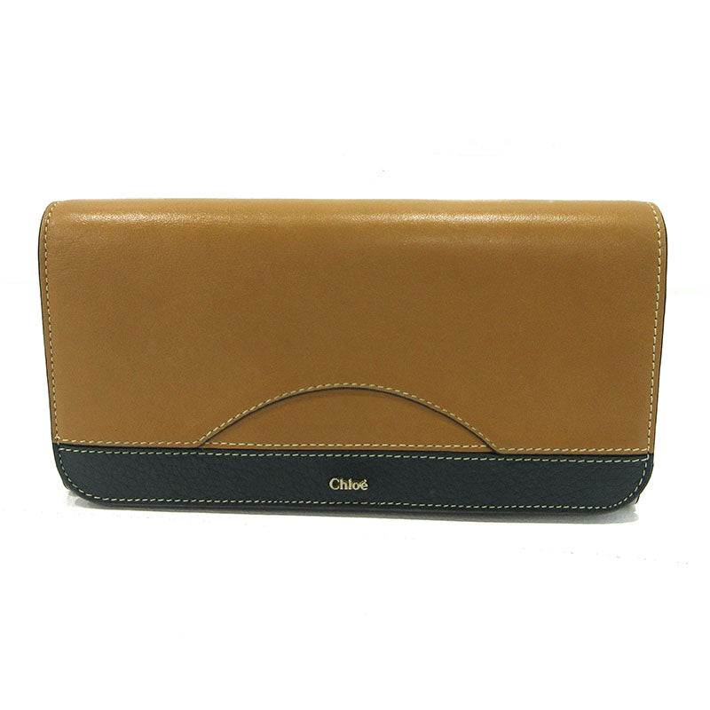 Chloe | クロエ ウォールデン 二つ折り財布 長財布 ブラウン【三重本店】