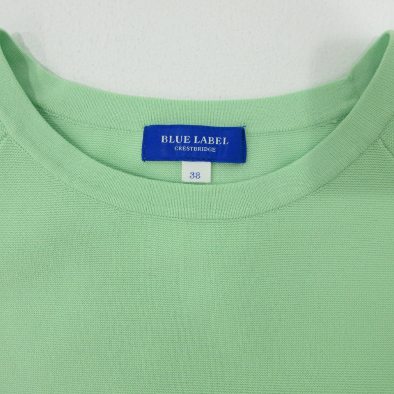 BLUE LABEL CRESTBRIDGE | ブルーレーベル　クレストブリッジ ペプラムニット ニット 55N04-316-70 グリーン【三重本店】