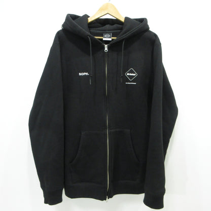 FCRB | エフシーアールビー 5-STAR ZIP-UP SWEAT HOODIE パーカー FCRB-260134 ブラック サイズ：XL【三重本店】