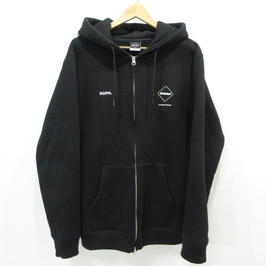 FCRB | エフシーアールビー 5-STAR ZIP-UP SWEAT HOODIE パーカー FCRB-260134 ブラック サイズ：XL【三重本店】