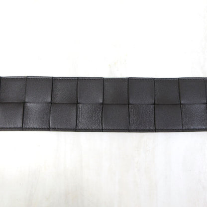 BOTTEGA VENETA | ボッテガヴェネタ マキシ イントレチャート レザー ベルト サイズ：85CM・34IN ベルト 577933 ブラウン系×ゴールド系【三重本店】
