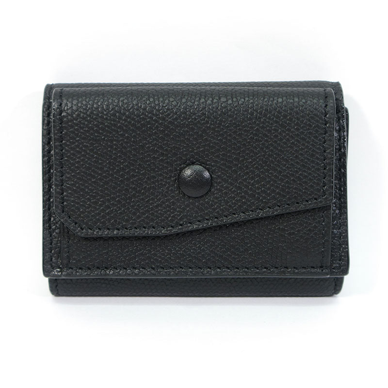 Valextra | ヴァレクストラ コンパクト パース / 三つ折り財布 レザーウォレット 三つ折り財布 SGNL0026028LRLWF99NN ブラック【三重本店】