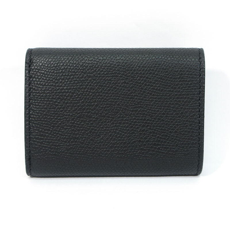 Valextra | ヴァレクストラ コンパクト パース / 三つ折り財布 レザーウォレット 三つ折り財布 SGNL0026028LRLWF99NN ブラック【三重本店】