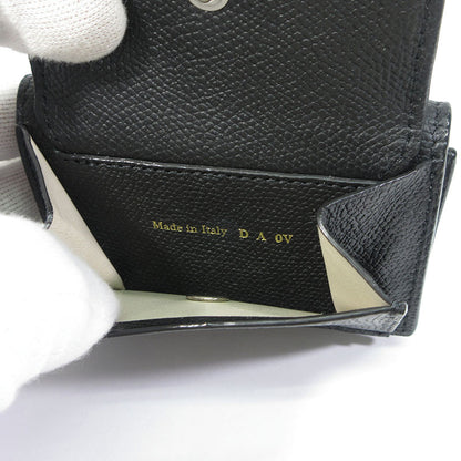 Valextra | ヴァレクストラ コンパクト パース / 三つ折り財布 レザーウォレット 三つ折り財布 SGNL0026028LRLWF99NN ブラック【三重本店】
