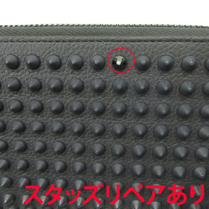 Christian Louboutin | クリスチャンルブタン パネトーネ ラウンドファスナー 長財布 1165044 グレー【三重本店】