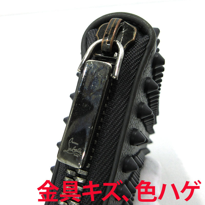 Christian Louboutin | クリスチャンルブタン パネトーネ ラウンドファスナー 長財布 1165044 グレー【三重本店】
