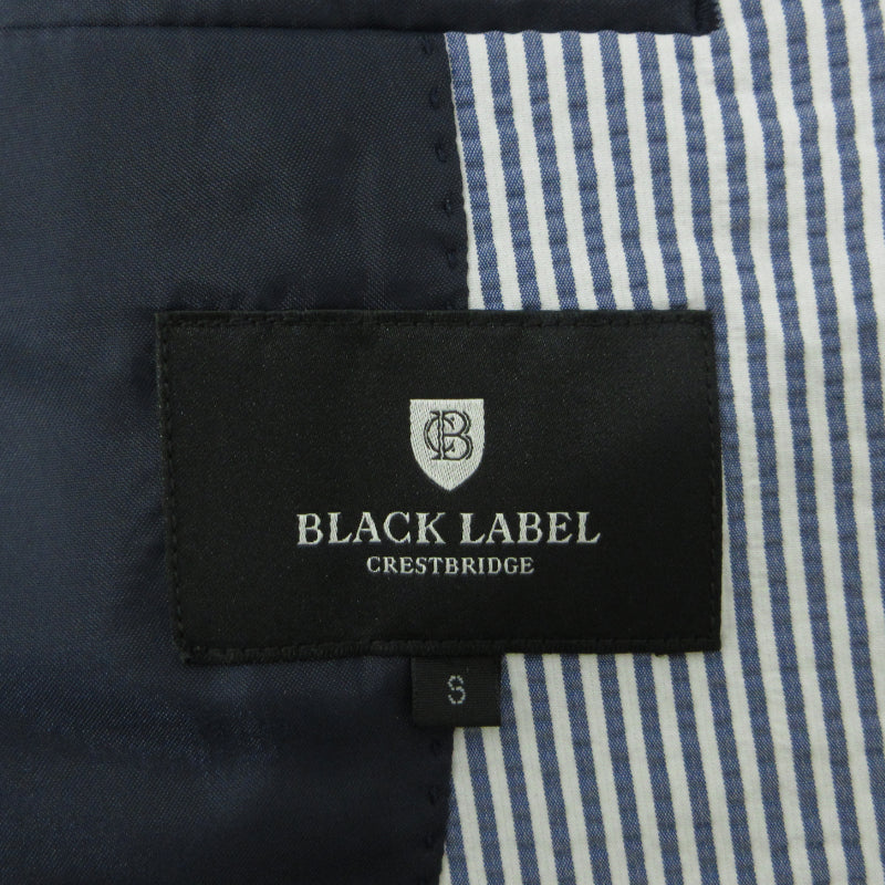 BLACK LABEL CRESTBRIDGE | ブラックレーベルクレストブリッジ シアサッカー テーラードジャケット テーラードジャケット 51D06-705-28 ブルー サイズ：S【三重本店】