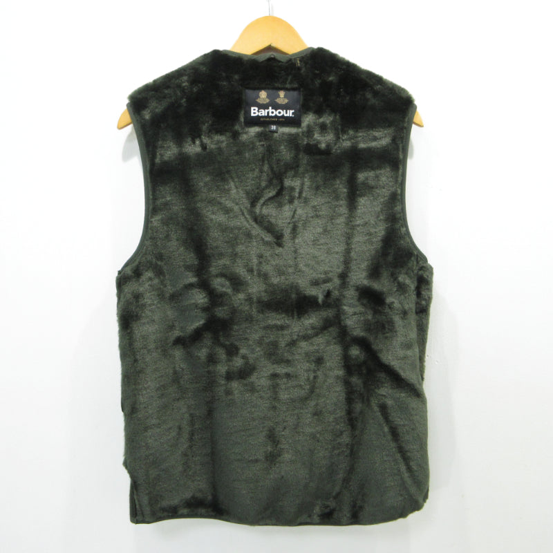 Barbour | バーブァー FRONT ZIP FUR LINER フロントジップファーライナーベスト ベスト 242MLI0004 カーキ サイズ：38【三重本店】