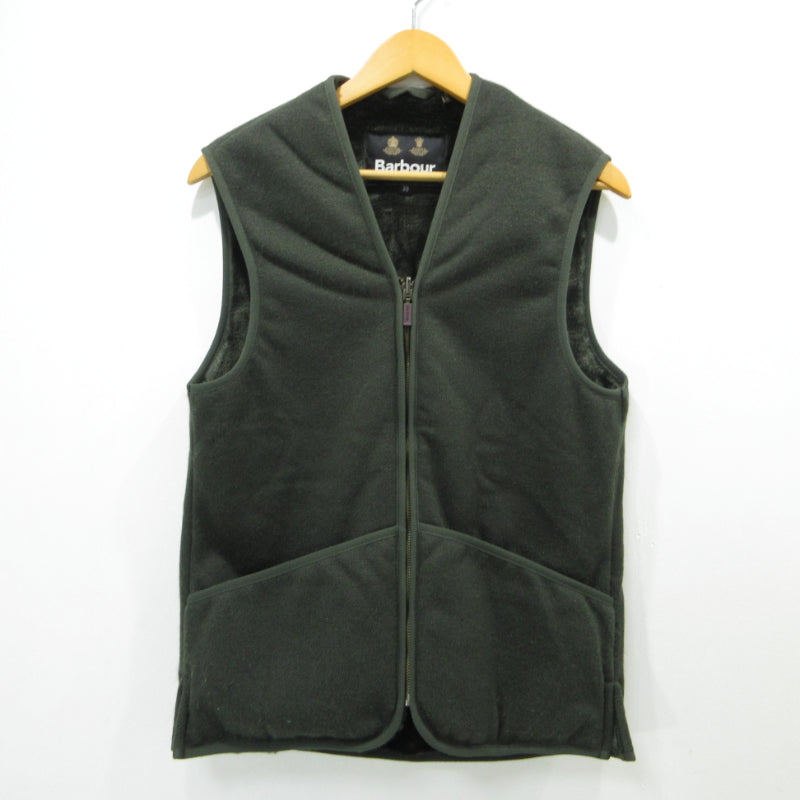 Barbour | バーブァー FRONT ZIP FUR LINER フロントジップファーライナーベスト ベスト 242MLI0004 カーキ サイズ：38【三重本店】