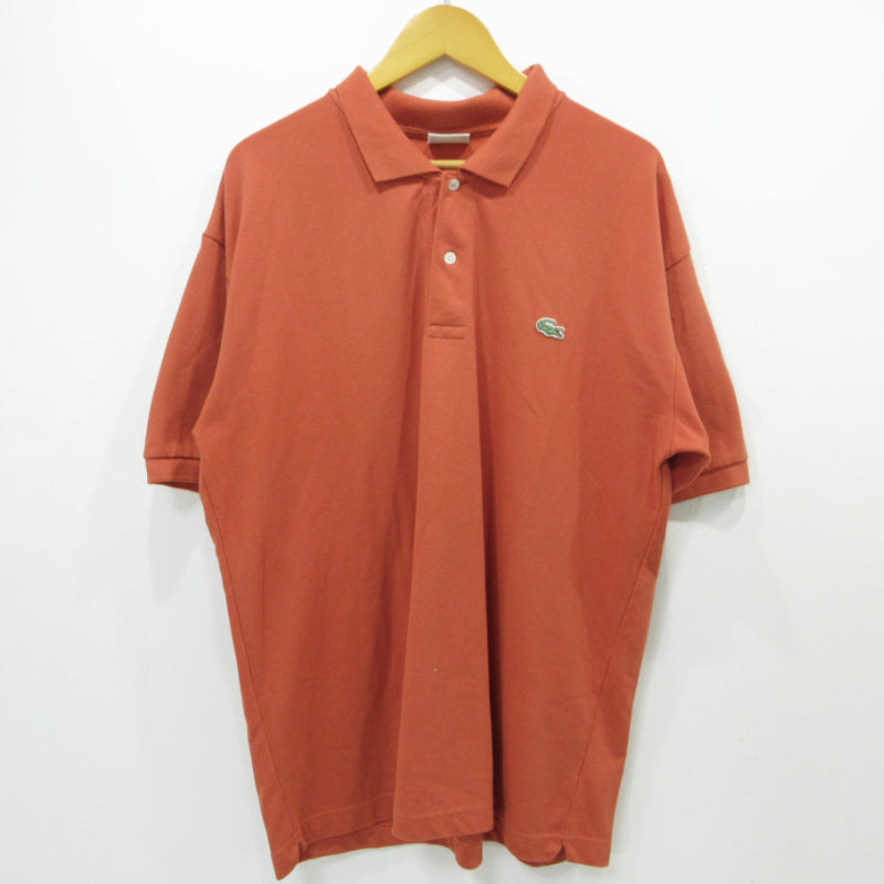LACOSTE | ラコステ ピケ スキッパー ポロシャツ オレンジ【三重本店】