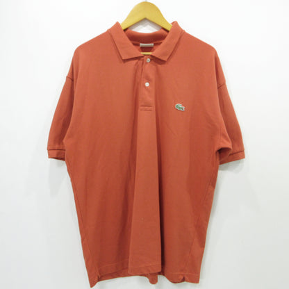 LACOSTE | ラコステ ピケ スキッパー ポロシャツ オレンジ【三重本店】