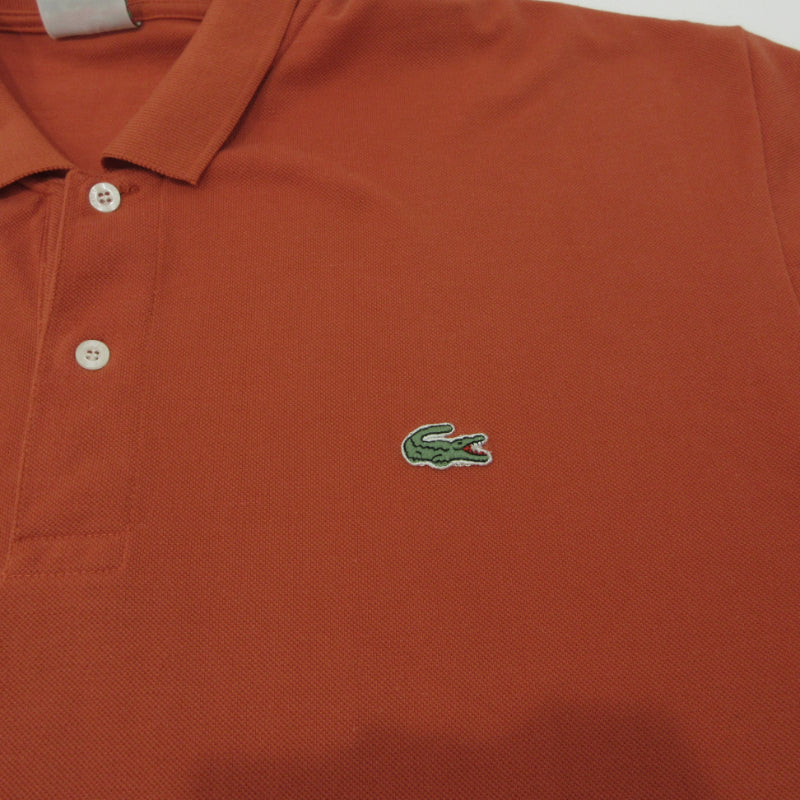 LACOSTE | ラコステ ピケ スキッパー ポロシャツ オレンジ【三重本店】