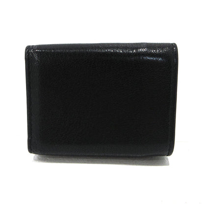 Christian Dior | クリスチャンディオール サドルロータス コンパクトウォレット 三つ折り財布 ブラック【三重本店】