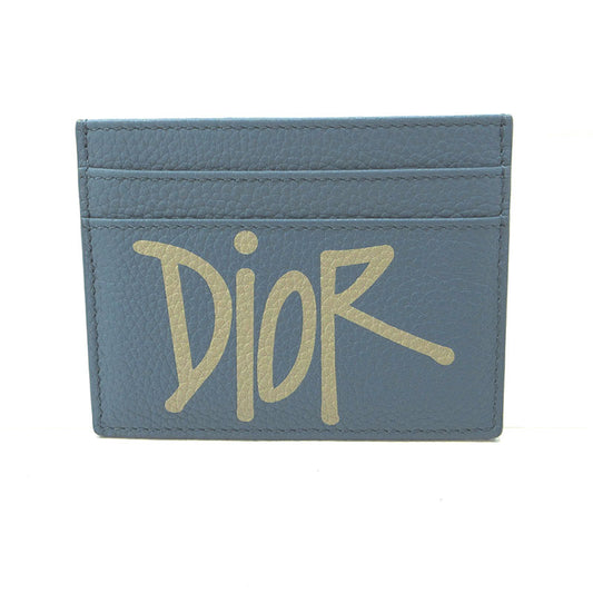 Christian Dior | クリスチャンディオール DIOR and SHAWN STUSSY カードホルダー カードケース ブルー【三重本店】