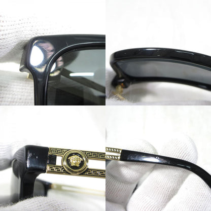 VERSACE | ヴェルサーチ V-Vanitas Vヴァニタス スクエアシェイプ サングラス サイズ：58□17-145 サングラス MOD.4307 GB1/87 ブラック×ゴールド×グレー系【三重本店】