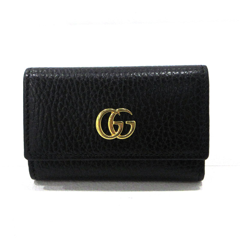 GUCCI | グッチ ダブルG 6連 キーケース 456118 ブラック【三重本店】