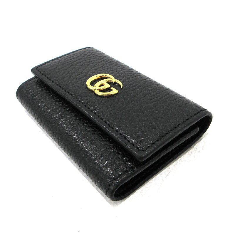 GUCCI | グッチ ダブルG 6連 キーケース 456118 ブラック【三重本店】