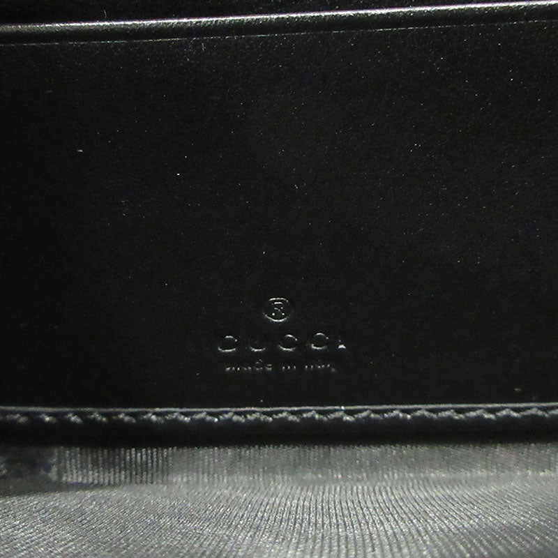 GUCCI | グッチ ダブルG ジップアラウンドウォレット 長財布 443123 ブラック【三重本店】
