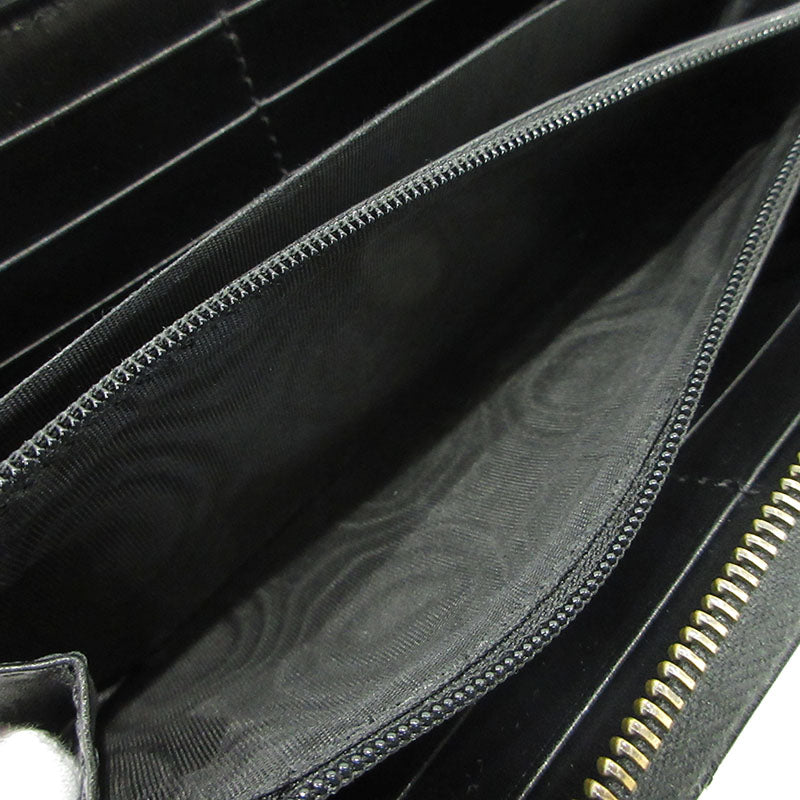 GUCCI | グッチ ダブルG ジップアラウンドウォレット 長財布 443123 ブラック【三重本店】
