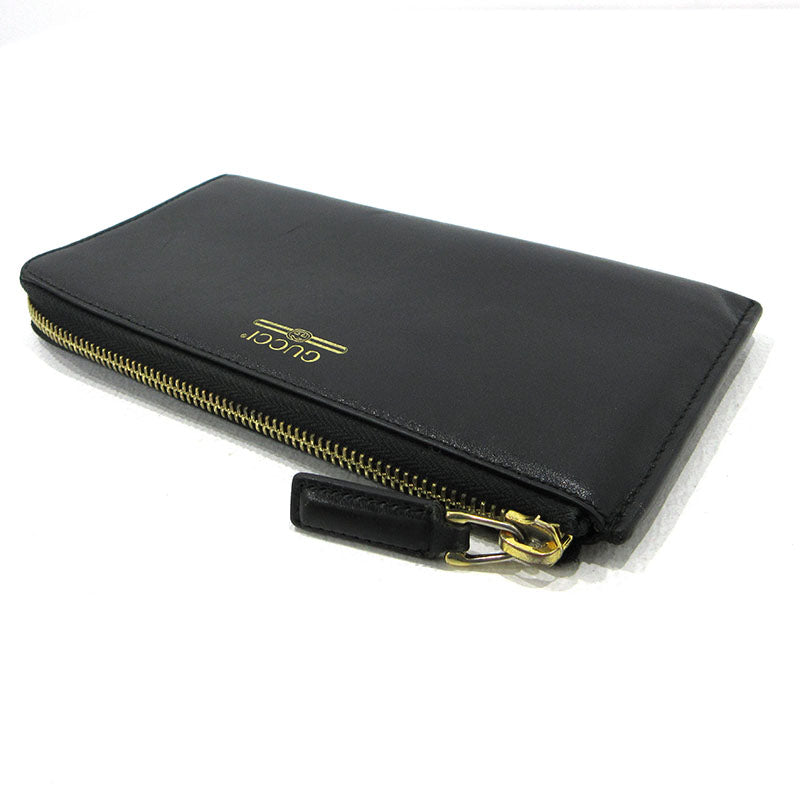 GUCCI | グッチ L字ファスナー 長財布 573116 ブラック【三重本店】
