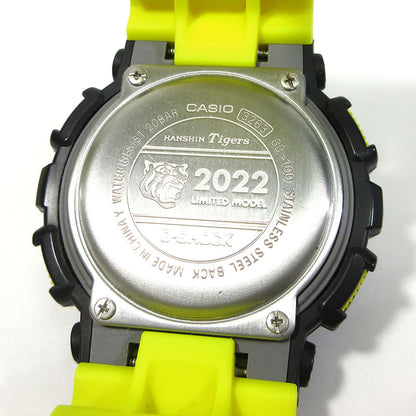 CASIO | カシオ G-SHOCK×阪神タイガース 2022 LIMITED MODEL 2022年モデル 腕時計 GD-100HT22-9JR デジタル表示 クオーツ イエロー系×ブラック【三重本店】