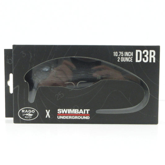 【フィッシング/釣り/釣具/ルアー】 SWIMBAIT UNDERGROUND × Rago Baits | スイムベイト アンダーグラウンド × レゴベイツ D3R ブラックグロス【三重本店】