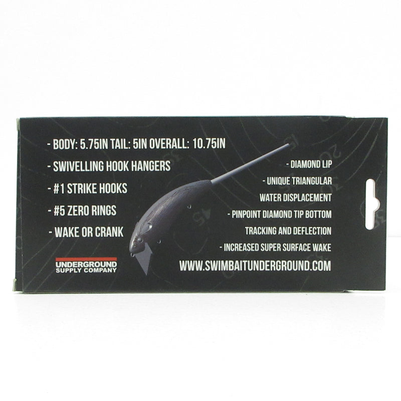 【フィッシング/釣り/釣具/ルアー】 SWIMBAIT UNDERGROUND × Rago Baits | スイムベイト アンダーグラウンド × レゴベイツ D3R ブラックグロス【三重本店】
