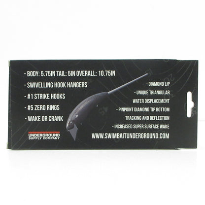 【フィッシング/釣り/釣具/ルアー】 SWIMBAIT UNDERGROUND × Rago Baits | スイムベイト アンダーグラウンド × レゴベイツ D3R ブラックグロス【三重本店】