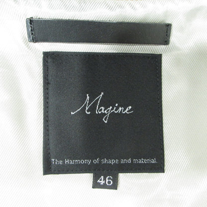 Magine | マージン 袖レザー スタジャン 1434-28-2646 ブラウン サイズ：46【三重本店】