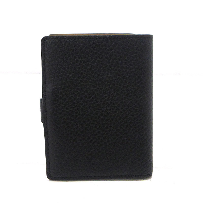 LOUIS VUITTON | ルイ・ヴィトン ヴェルティカルウォレットコンパクト 二つ折り財布 M81561 ブラック【三重本店】
