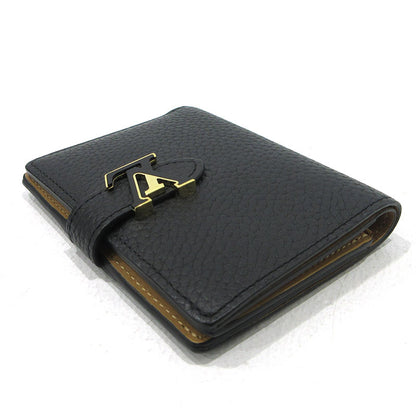 LOUIS VUITTON | ルイ・ヴィトン ヴェルティカルウォレットコンパクト 二つ折り財布 M81561 ブラック【三重本店】
