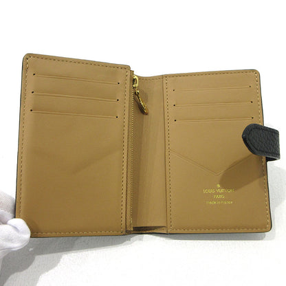 LOUIS VUITTON | ルイ・ヴィトン ヴェルティカルウォレットコンパクト 二つ折り財布 M81561 ブラック【三重本店】