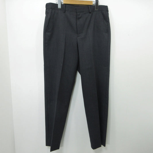 SOPH. | ソフ FLANNEL WOOL SHIRRING SLIM-FIT SLACKS その他ボトムス SPNT-252001 ブラック サイズ：4【三重本店】