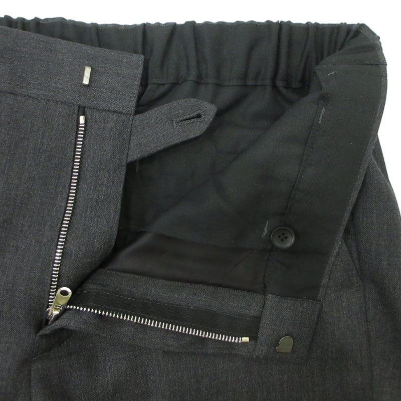 SOPH. | ソフ FLANNEL WOOL SHIRRING SLIM-FIT SLACKS その他ボトムス SPNT-252001 ブラック サイズ：4【三重本店】