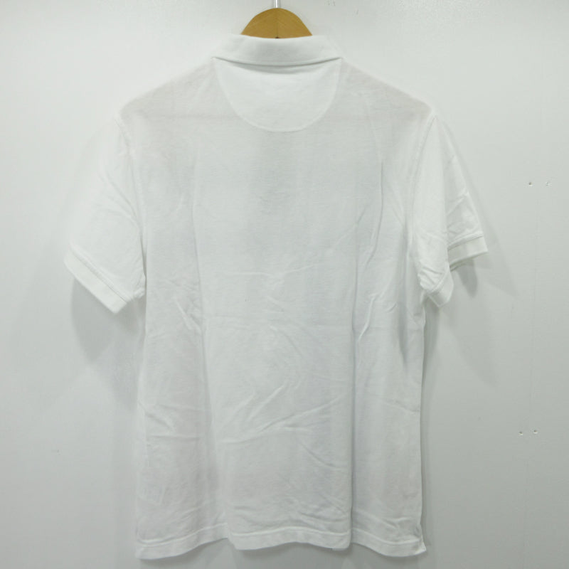 Barbour | バーブァー checked cotton polo shirt チェックコットンポロシャツ ポロシャツ ホワイト サイズ：L【三重本店】
