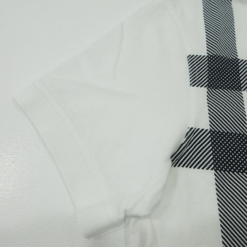 Barbour | バーブァー checked cotton polo shirt チェックコットンポロシャツ ポロシャツ ホワイト サイズ：L【三重本店】