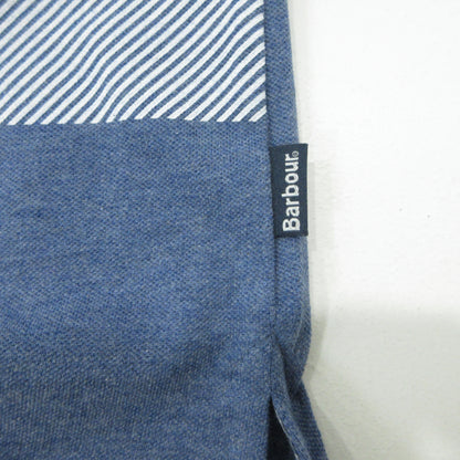 Barbour | バーブァー Blaine Tartan Short Sleeved Polo Shirt ポロシャツ 241MML1117 ブルー サイズ：L【三重本店】
