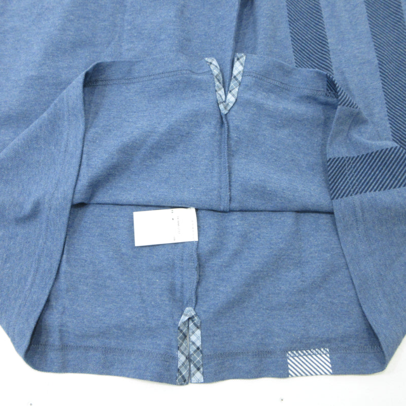 Barbour | バーブァー Blaine Tartan Short Sleeved Polo Shirt ポロシャツ 241MML1117 ブルー サイズ：L【三重本店】
