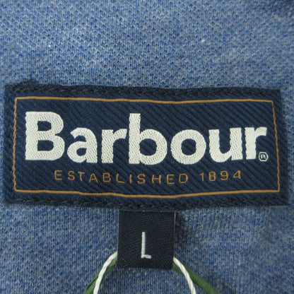 Barbour | バーブァー Blaine Tartan Short Sleeved Polo Shirt ポロシャツ 241MML1117 ブルー サイズ：L【三重本店】