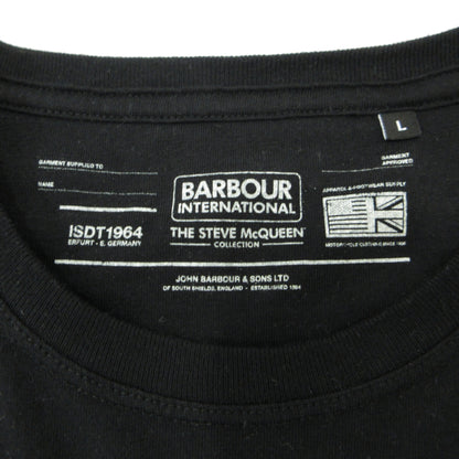 Barbour | バーブァー スティーブン・マックイーン 半袖Ｔシャツ 241MTS1248 ブラック サイズ：L【三重本店】