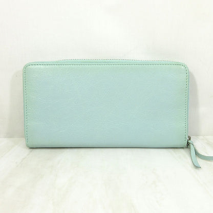 BALENCIAGA | バレンシアガ クラシックコンチネンタルジップ / ラウンドジップ ウォレット 長財布 253036・4916・D・568148 ライトブルー【三重本店】