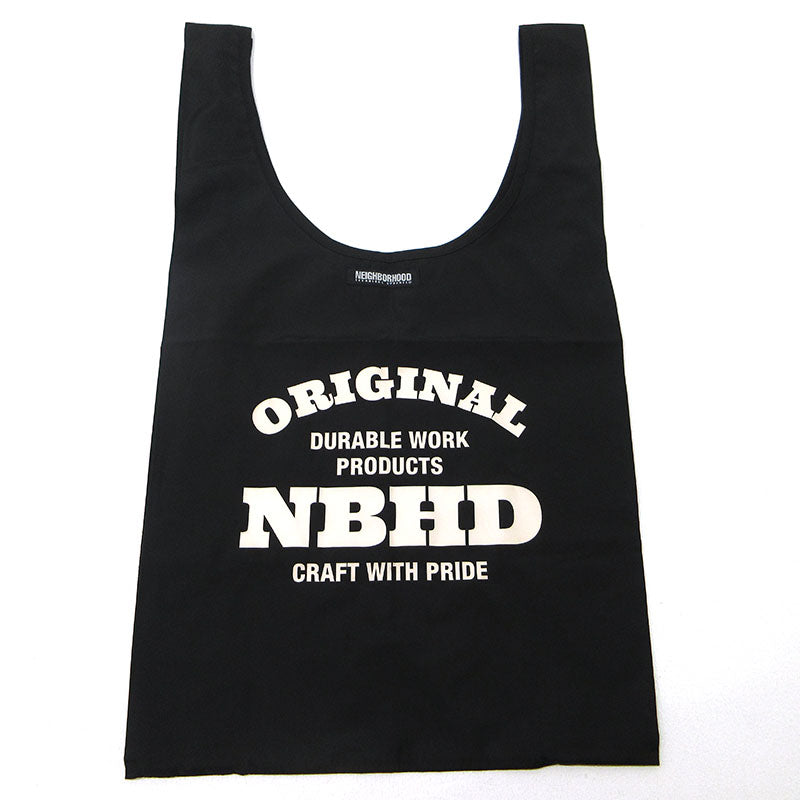 NEIGHBORHOOD | ネイバーフッド エコバッグ トートバッグ 142MYNH-CG01S ブラック【三重本店】