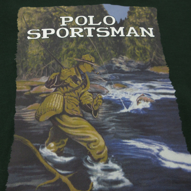 RALPH LAUREN | ラルフローレン Sportsman Fleece Hoodie フリースパーカー パーカー グリーン サイズ：S【三重本店】