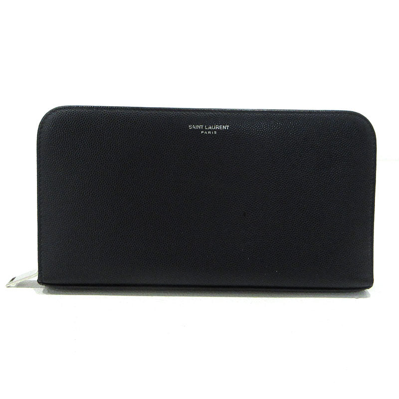 SAINT LAURENT | サンローラン ジッピーオーガナイザー ラウンドファスナー 長財布 328558 ブラック【三重本店】