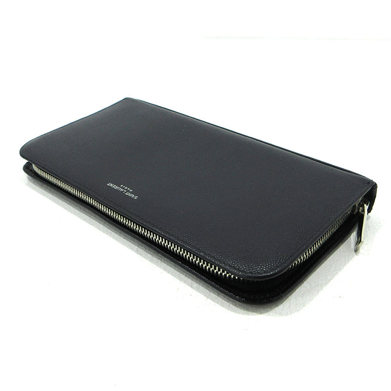 SAINT LAURENT | サンローラン ジッピーオーガナイザー ラウンドファスナー 長財布 328558 ブラック【三重本店】