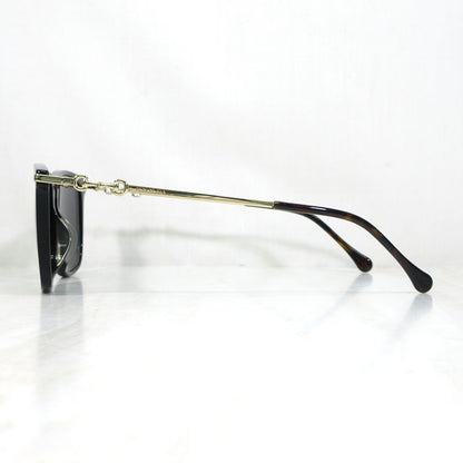 GUCCI | グッチ ホースビット ウェリントンシェイプ サングラス サイズ：56□16-150 サングラス GG0915SA 001 ブラック×ゴールド×ブラウン系【三重本店】