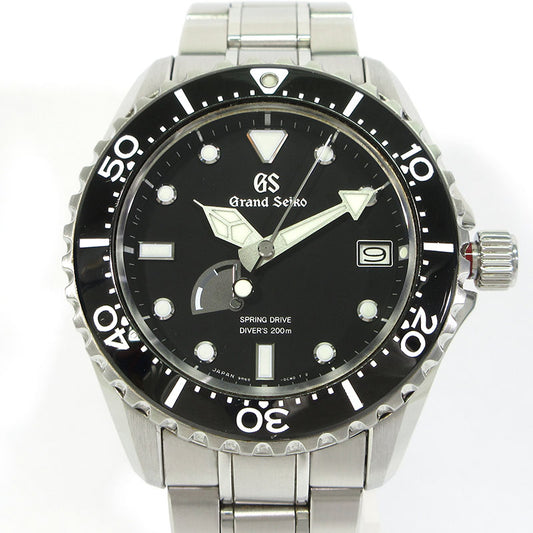 Grand Seiko | グランドセイコー スポーツコレクション スプリングドライブ ダイバーズ 腕時計 SBGA461 アナログ表示 自動巻き ブラック×シルバー【三重本店】