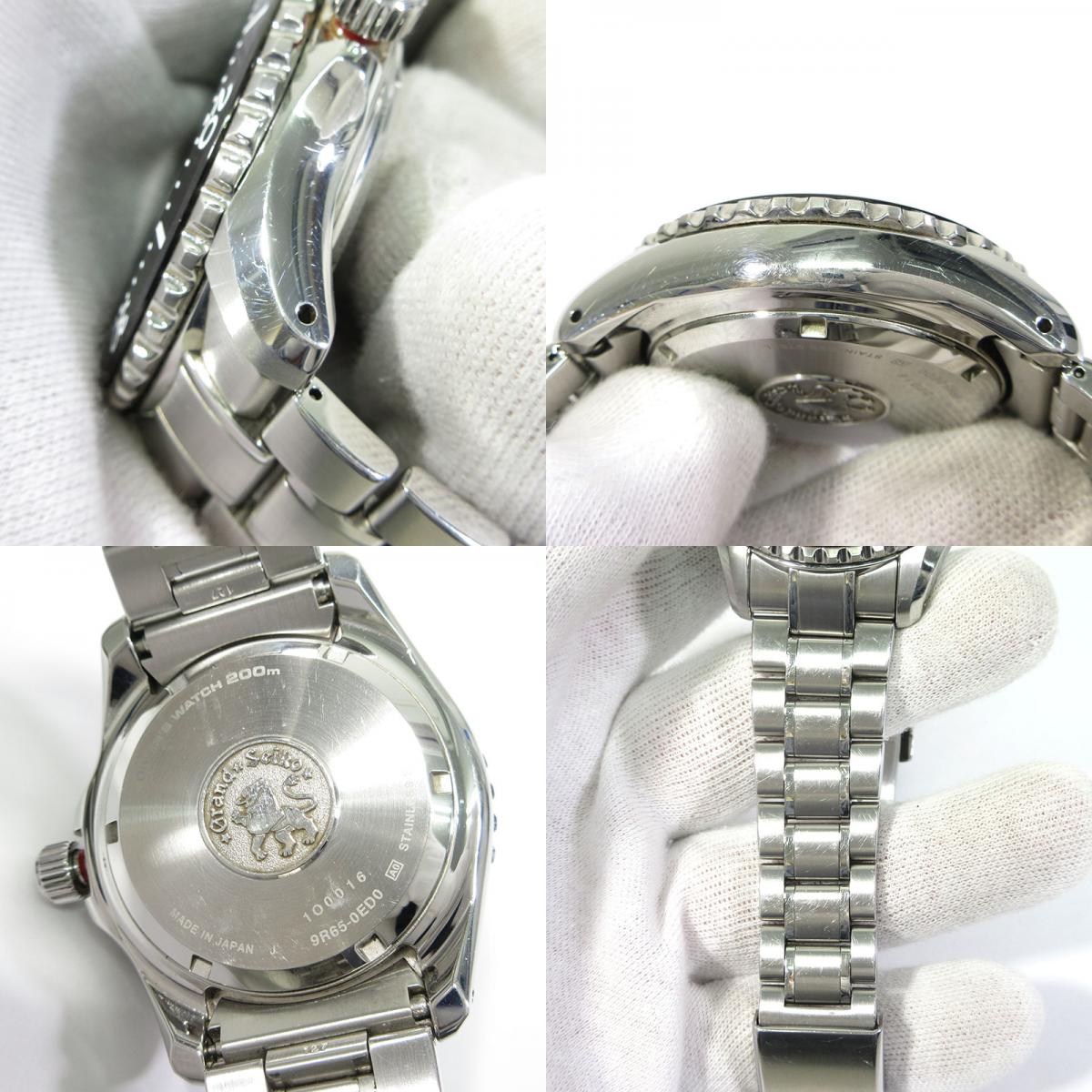 Grand Seiko | グランドセイコー スポーツコレクション スプリングドライブ ダイバーズ 腕時計 SBGA461 アナログ表示 自動巻き ブラック×シルバー【三重本店】