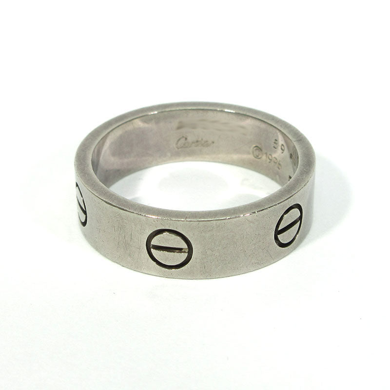 CARTIER | カルティエ K18 LOVE RING ラブリング サイズ：59(約18号) リング・指輪 シルバー系【三重本店】